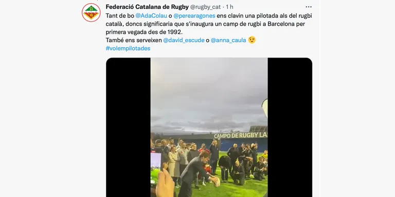 #Volempilotades: El reclam del món del rugby català