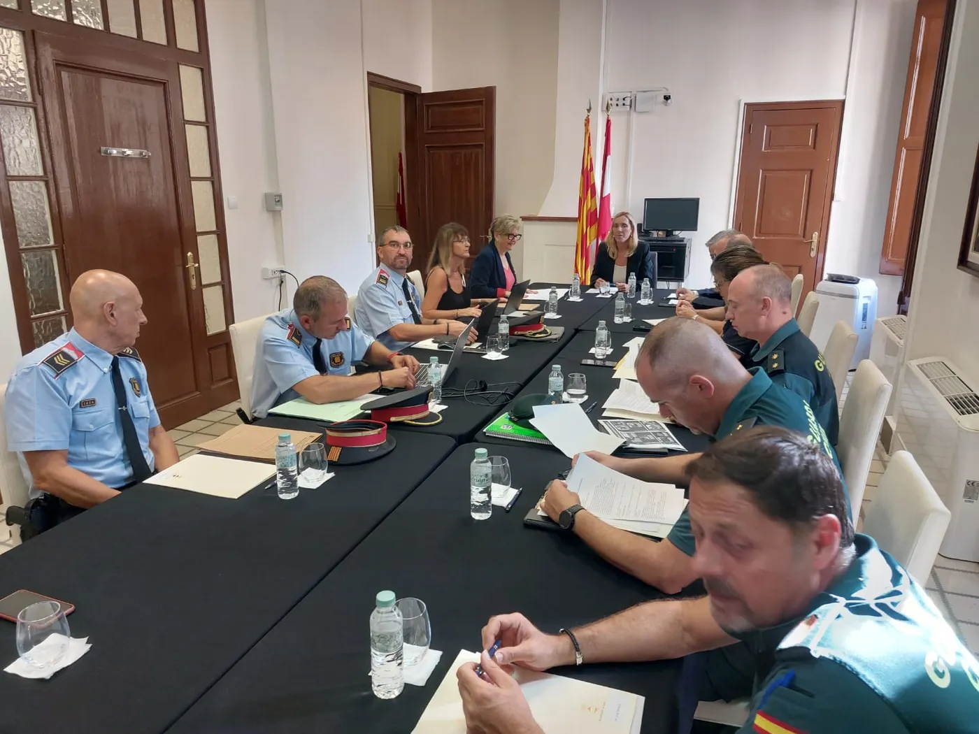 L’Ajuntament de Valls junt amb Mossos d’Esquadra i Guàrdia Civil celebra la Junta de Seguretat Local