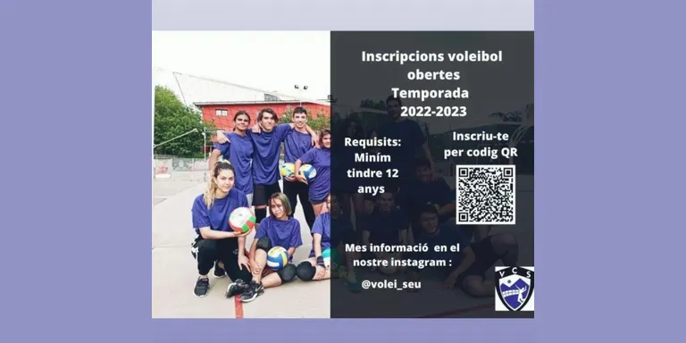 El Vòlei Club Seu obre inscripcions per a la temporada 2022-2023