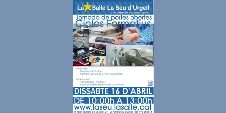 Jornada de portes obertes de cicles formatius i Xics de La Salle