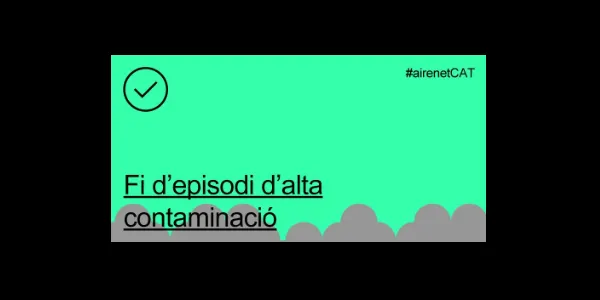 La Generalitat dóna per tancat l'episodi d'alta contaminació per partícules a tot el territori català