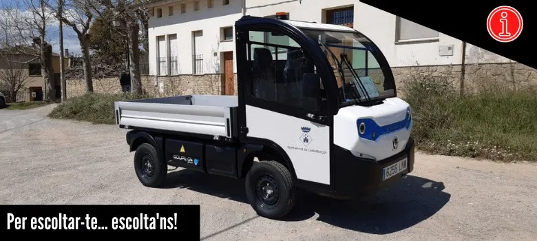 La brigada rep un nou vehicle elèctric