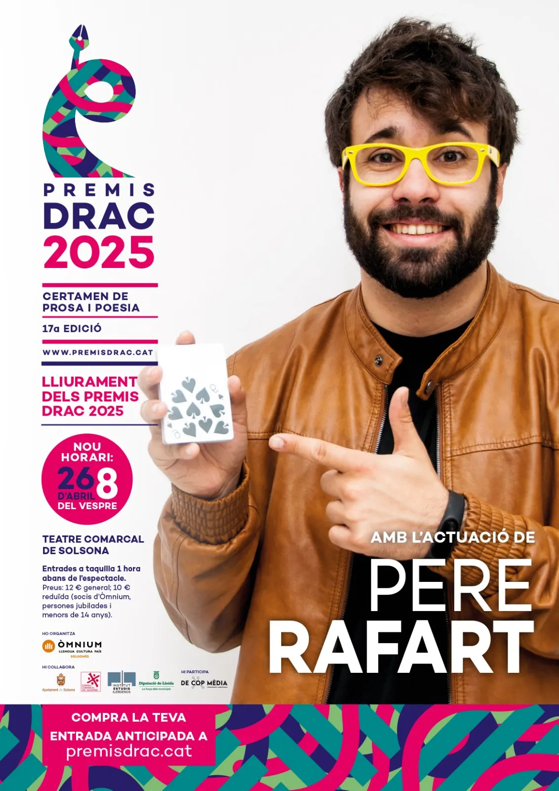 L'il·lusionista solsoní Pere Rafart amenitzarà els Premis Drac
