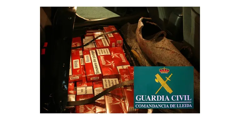 Detingut un veí de la Seu amb 4.000 paquets de tabac de contraban