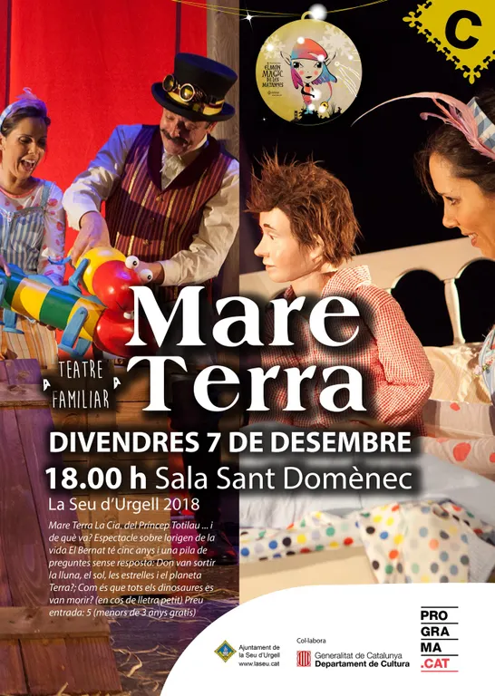 La Companyia Príncep Titolau presenta a la Seu l'espectacle 'Mare Terra'