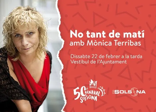 La mata-ruca d'honor del Carnaval, Mònica Terribas, protagonista d'un programa en directe dissabte a la tarda