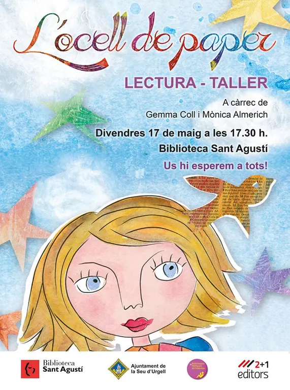 Mònica Almerich i Gemma Coll presenten el conte 'L'ocell de paper'