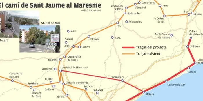 El primer camí de Sant Jaume pel Maresme