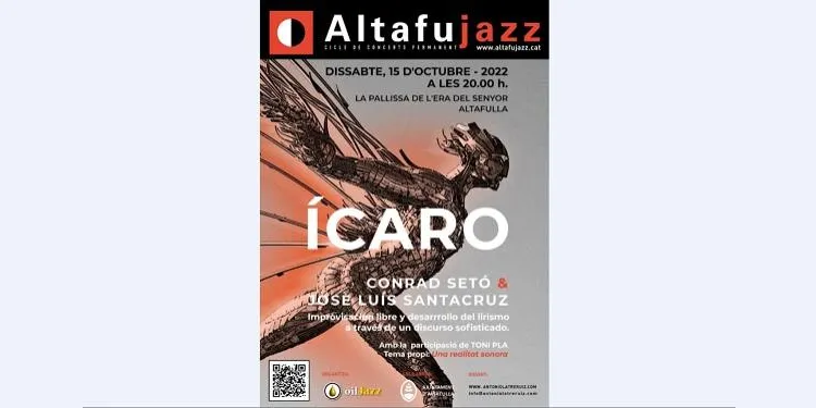 El compositor Conrad Setó i el saxofonista José Luis Santacruz protagonitzen un concert "històric" aquest dissabte a l'Altafujazz