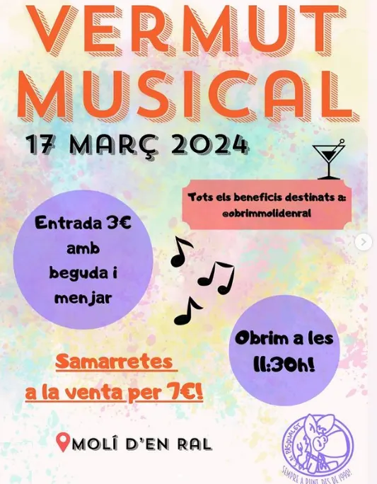 El cau El Pasqualet organitza el 3r vermut musical