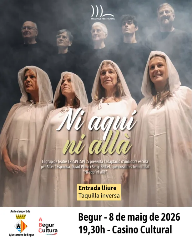 El Casino de Begur acull la comèdia “Ni aquí ni allà” aquest divendres