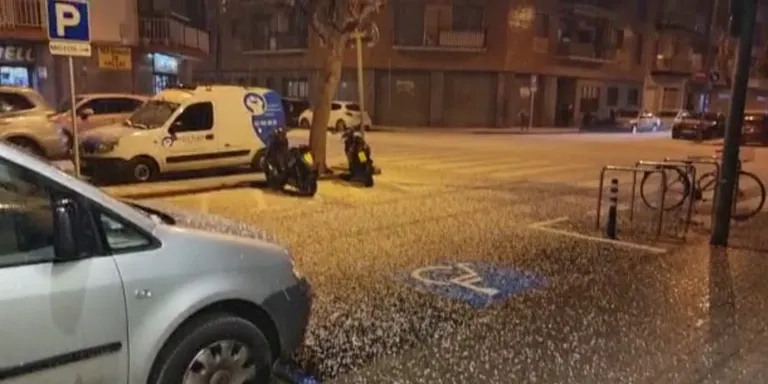 Després de la calamarsada torna la calma i arriba un front càlid