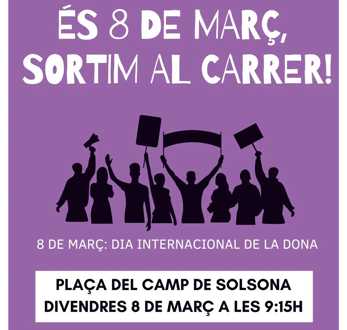 Les escoles del Solsonès sortiran al carrer aquest divendres per commemorar el 8M