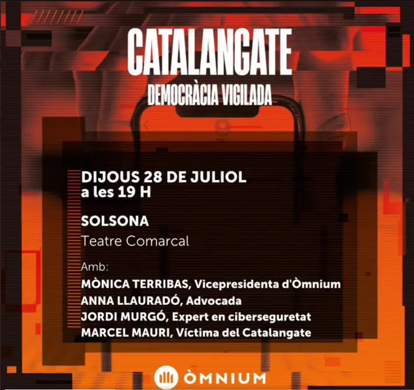 Òmnium Solsonès organitza una taula rodona sobre el Catalangate