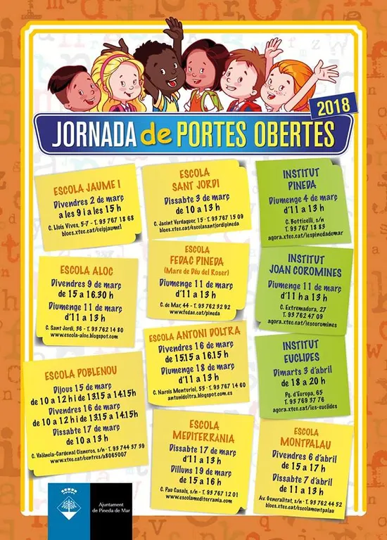 Comencen les Jornades de Portes Obertes a les Escoles i Instituts de Pineda
