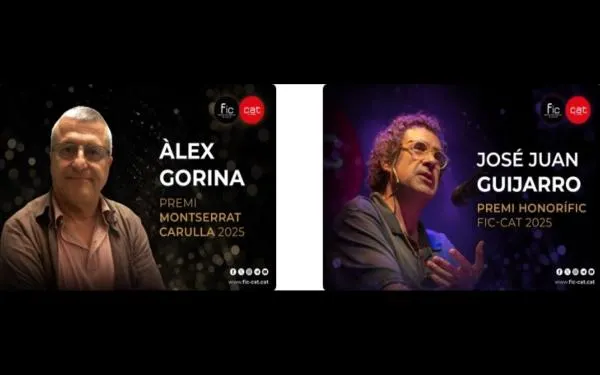 Àlex Gorina i José Juan Guijarro seran reconeguts al FIC-CAT d’enguany