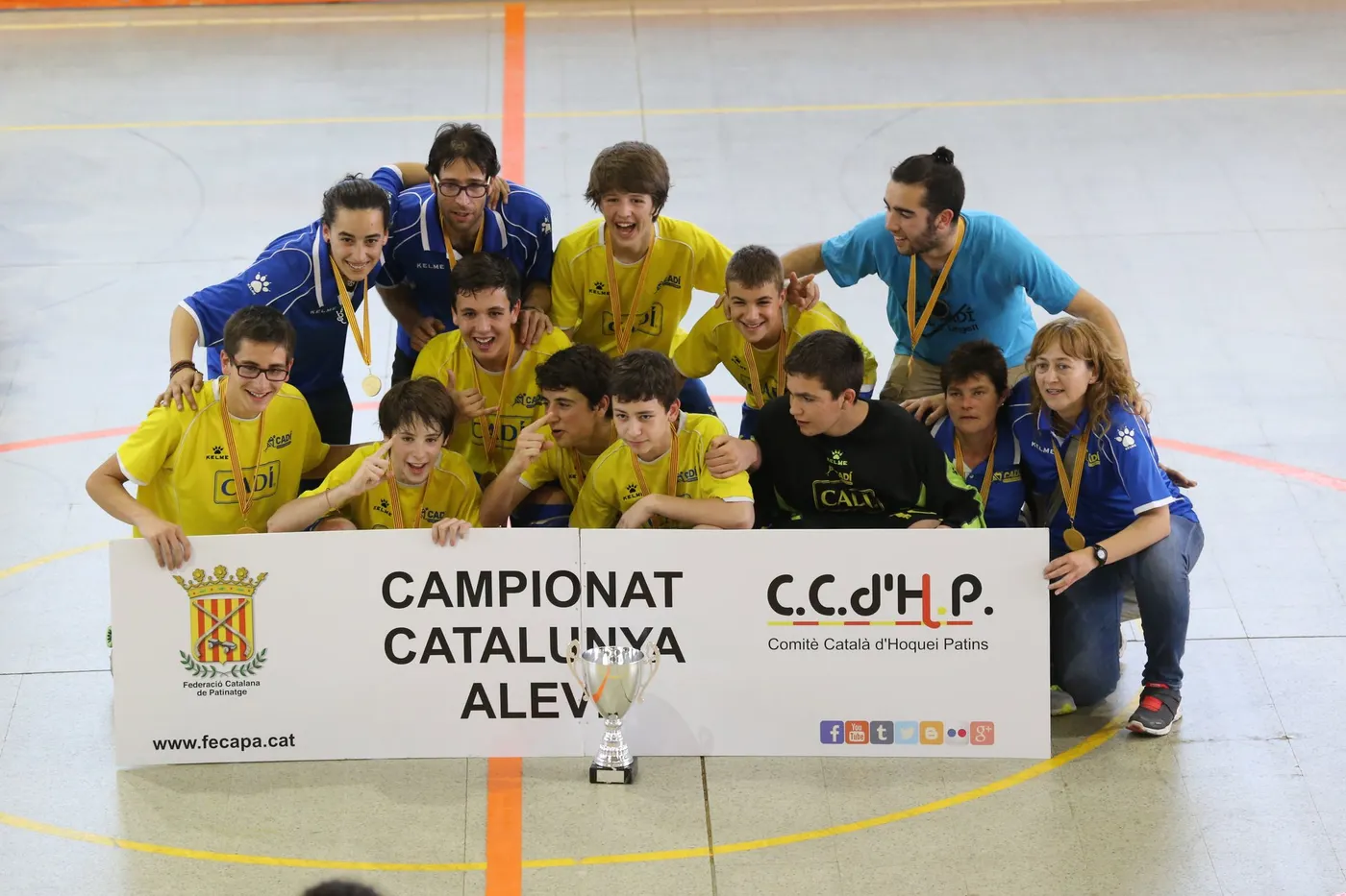 Club Hoquei Cadí - Equip Aleví 2014-2015 Campió de Catalunya