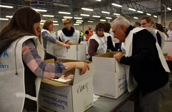 Crida de voluntaris pel Gran Recapte d'Aliments 2017