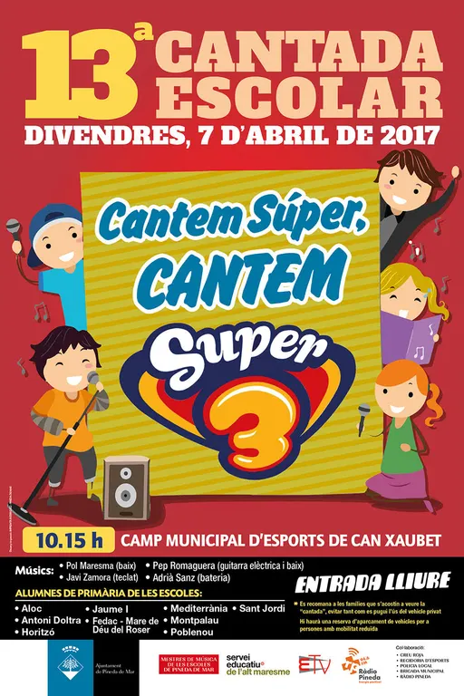 1500 nens i nenes participaran a la 13ena Cantada Escolar
