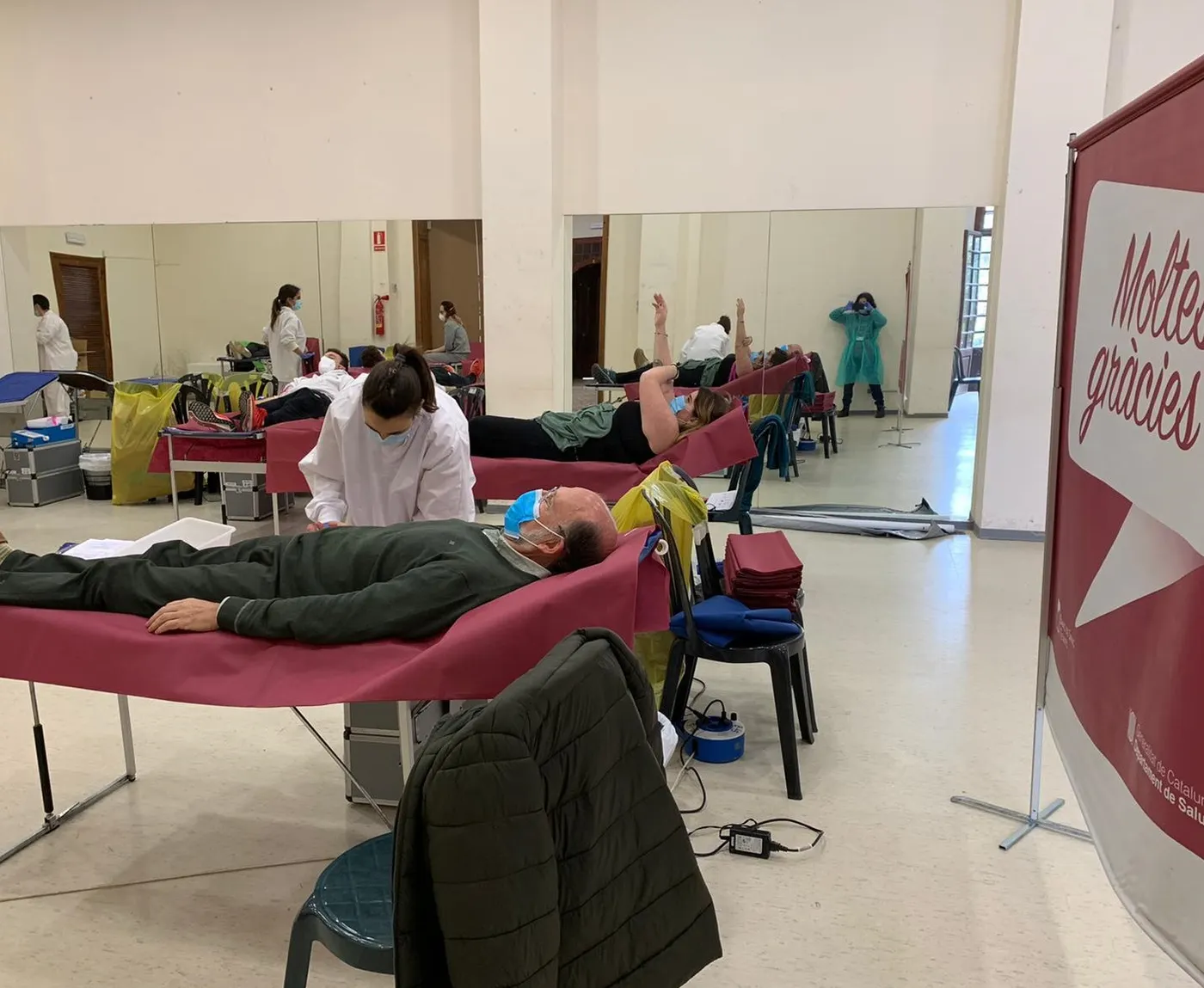 A la darrera campanya de donació de sang a Pineda es van aconseguir 78 donacions i 6 nous donants