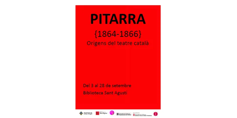 Ja es pot visitar a la Biblioteca Sant Agustí l'exposició 'Pitarra (1864-1866)'