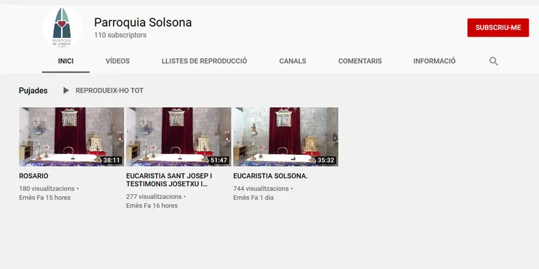 La Parròquia de Solsona es reinventa davant la situació de confinament