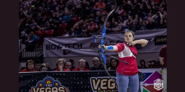 L’arquera Èlia Canales es proclama subcampiona en la Copa del Món de Tir amb Arc Indoor a Las Vegas