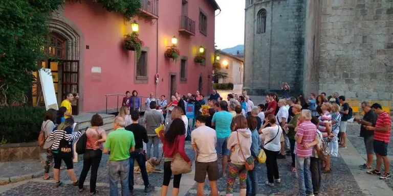 Mobilització a la Seu de suport al referèndum de l'1-O