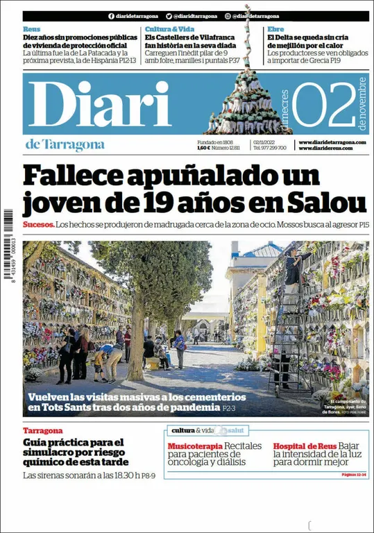 Consulta les portades dels diaris d'aquest 27 d'octubre