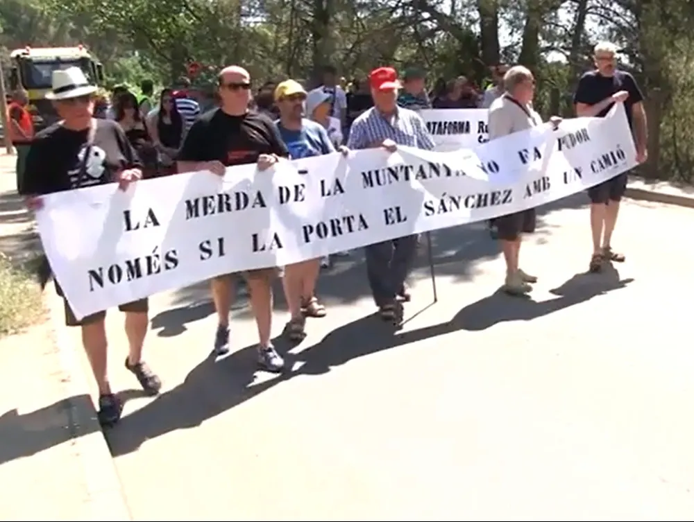Manifestació de Rubí Sense Abocadors aquest dissabte al matí a Can Carreras