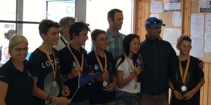 El Club Nàutic d’Arenys de Mar, segon en el Campionat de Catalunya d’Optimist