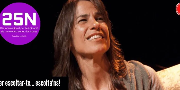 Lídia Pujol i Gemma Ruiz per commemorar el 25N