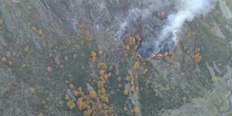 L'incendi de la Guingueta d'Àneu ha cremat més de 300 hectàrees de pastures