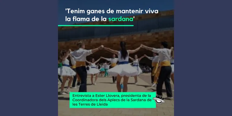 AQUÍ, A L'OEST: 'Tenim ganes de mantenir viva la flama de la sardana'