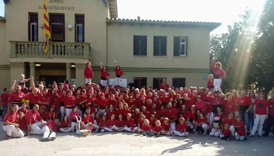 Els Castellers de l'Alt Maresme celebren la V Diada a Santa Susanna