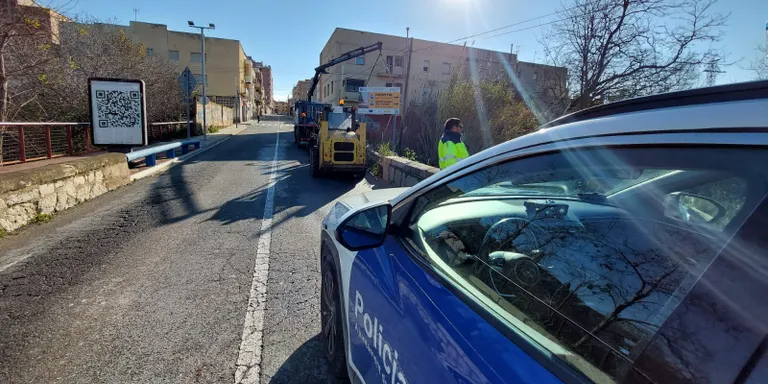 Entren en vigor els canvis de circulació per les obres de la muralla de Sant Francesc