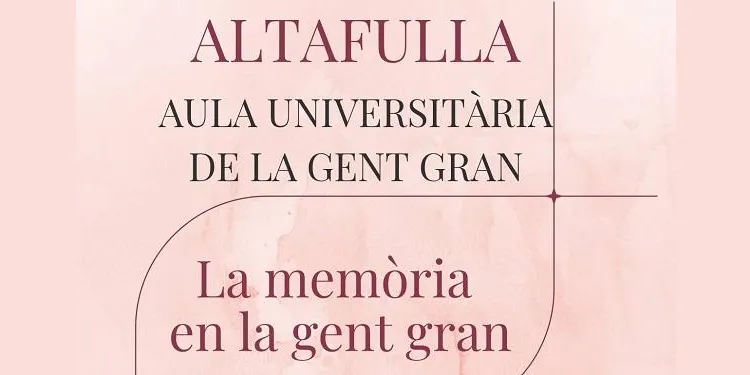 Nova sessió de l'Aula d'Extensió Universitària per a la Gent Gran d'Altafulla, aquest dimarts