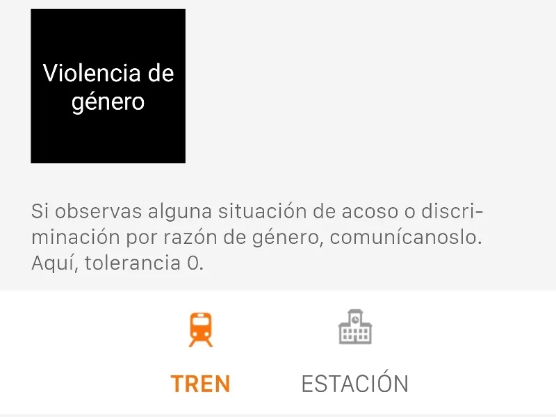 Ja es pot alertar d’actituds masclistes a través de l’app de FGC
