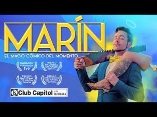 Sortejades les invitacions per veure el "Marín, el mago cómico del momento" al 'notRubí'