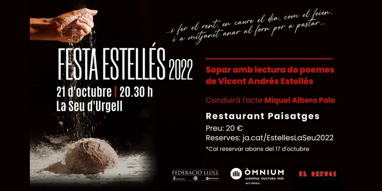 Òmnium Alt Urgell organitza a la Seu el Sopar Estellés