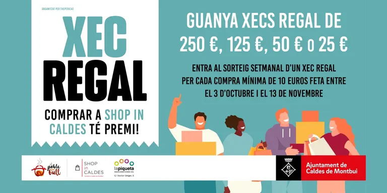 Uns 130 comerços participen a la nova campanya ‘Xecs regal shop in Caldes’