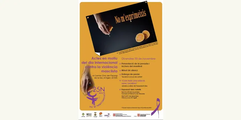 L'Alt Urgell se suma als actes amb motiu del dia internacional contra la violència masclista