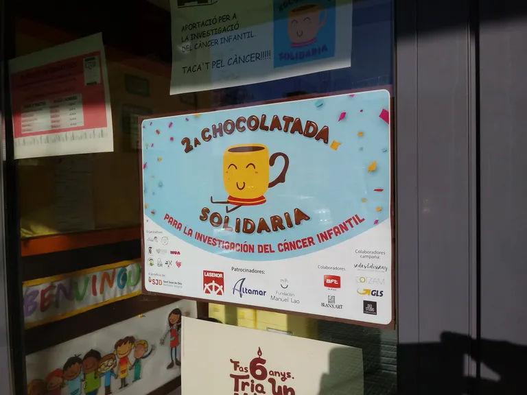 Xocolatada Solidària per la lluita contra el càncer infantil