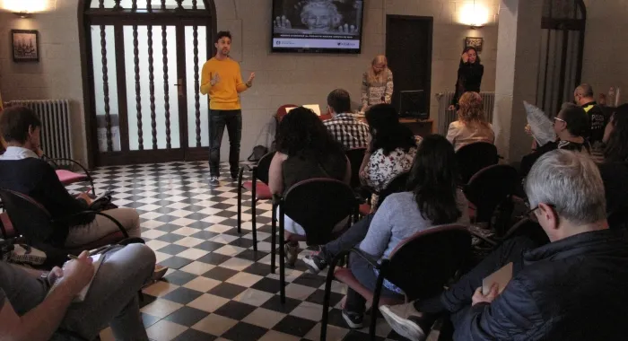 La primera reunió s'ha fet aquest matà a la Sala Noble del Calisay