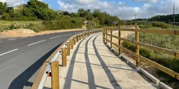 Enllestit el gruix de les obres de millora de la carretera T-202 entre La Nou de Gaià i Salomó