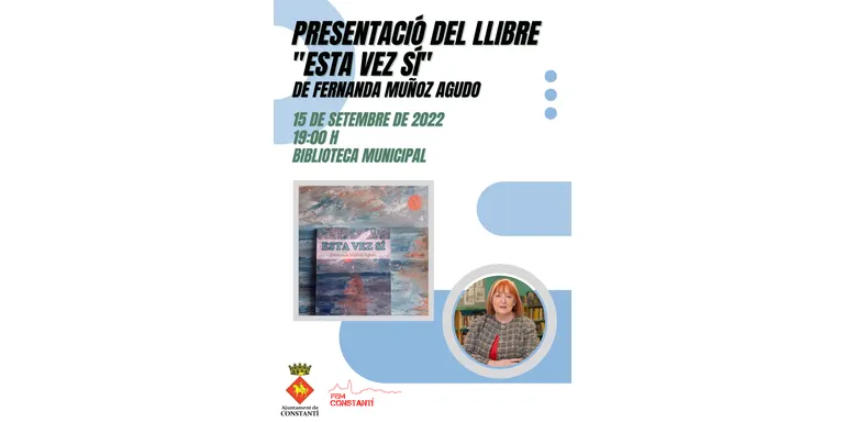 L'escriptora local Fernanda Muñoz presenta el seu segon poemari “Esta vez sí”