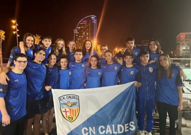 El CN Caldes s’enduu 12 medalles de la Copa Catalana Absoluta de Natació