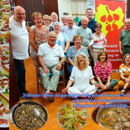Trobada i dinar de germanor dels voluntaris per la donació de sang i plasma a Sant Pere de Riudebitlles el dissabte 18 de juliol 2026. - episode art