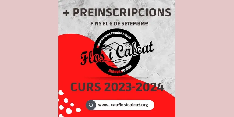 El Cau Flos i Calcat obre de nou les preinscripcions de cara al curs 2023/24