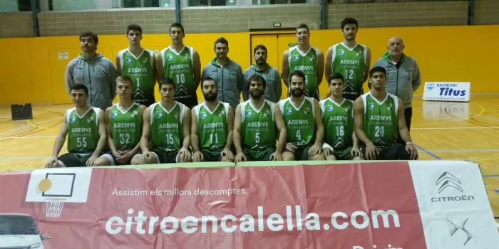 El Sènior A de l’Arenys Bàsquet acaba cinquè a la Lliga